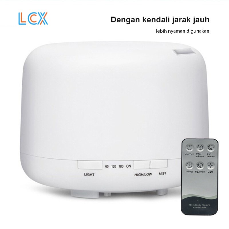 LCX Diffuser Humidifier Putih Ultrasonic Aromaterapi Diffuser Humidifier 500ml Air Purifier 500ml VS-1850