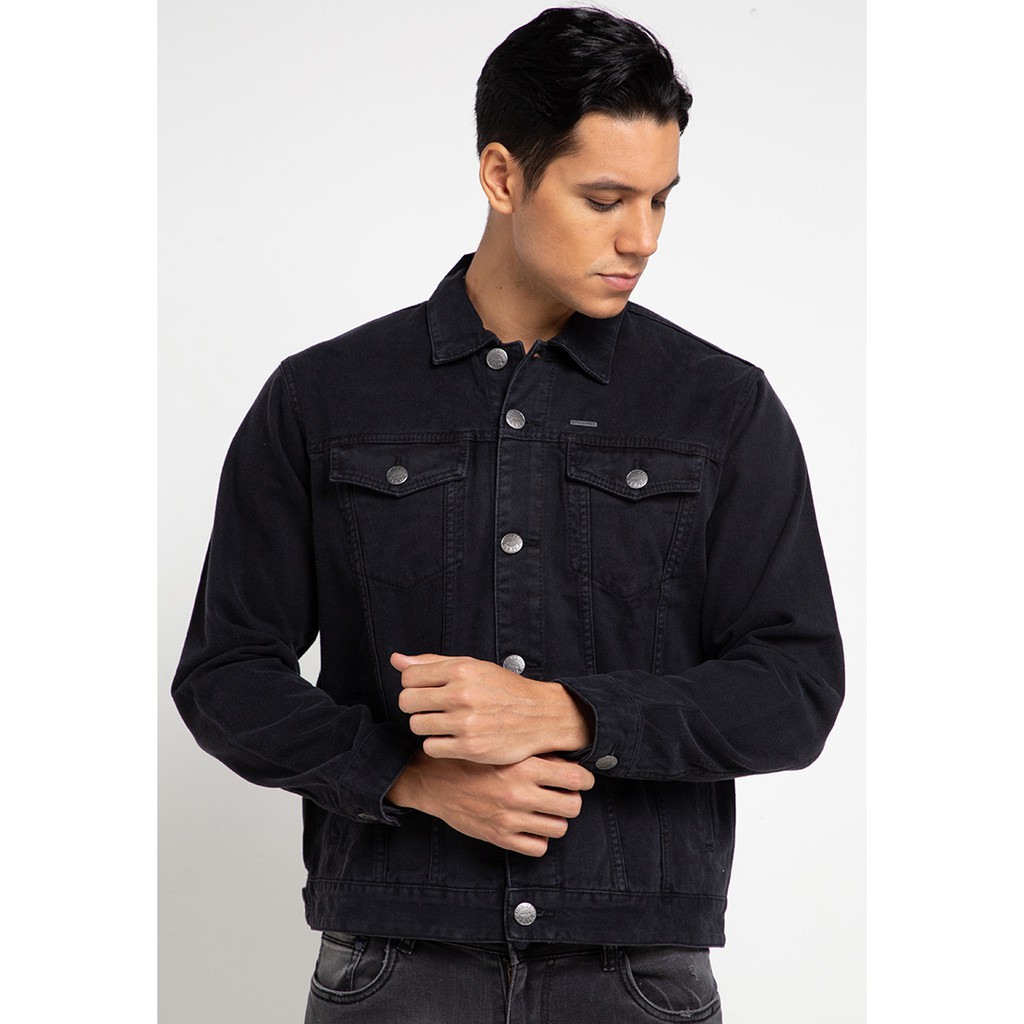 Spyderbilt Jaket Pria Hitam Young Black MJCK049-BLK Planetsurf