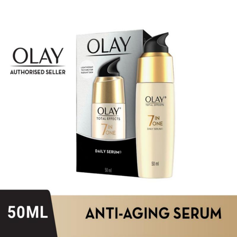 Olay Total Effects 7in1 Daily Serum Wajah 50g Essence Anti Aging Skincare 50 g