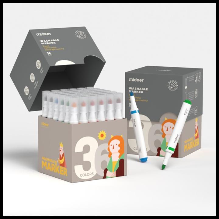 

Caramel | Mideer Washable Marker (Isi 36)