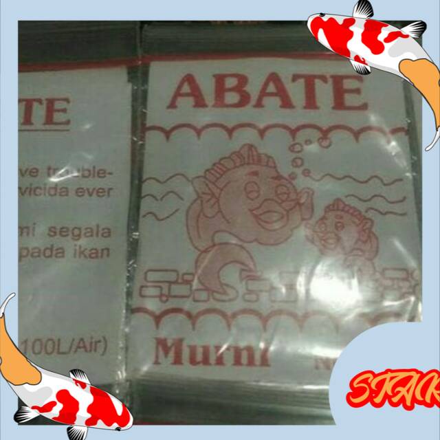 aquarium obat ikan hias koki koi ABATE 10 gr saset