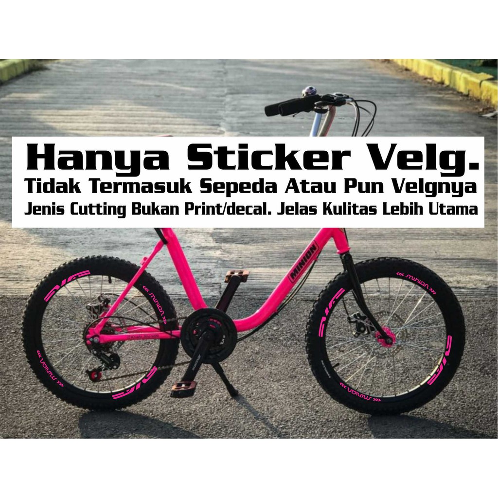 sticker list velg minion 20 sticker cutting sepeda
