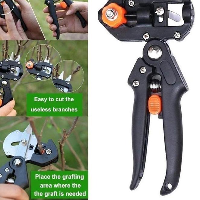 ❆ Grafting Tool Gunting Okulasi Cangkok Grafting Stek Sambungan Dahan Pucuk Tanaman Pohon Kebun Prun