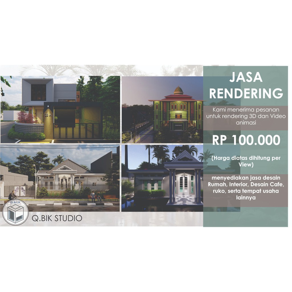 Jual Desain Rendering 3D Dan Video Animasi Indonesia Shopee Indonesia