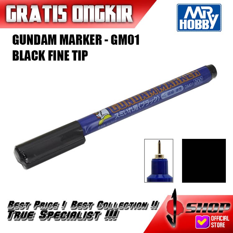 

Gundam Marker - GM 01 / GM01 Black Fine Tip