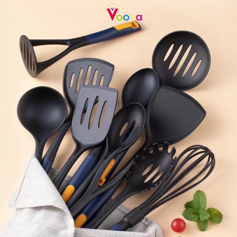VOOVA  Food Grade Silicone Dapur Non-Stick Pan Peralatan Memasak Rumah Tangga Tahan Suhu Tinggi PEFE/PFOA/BPA Gratis-1