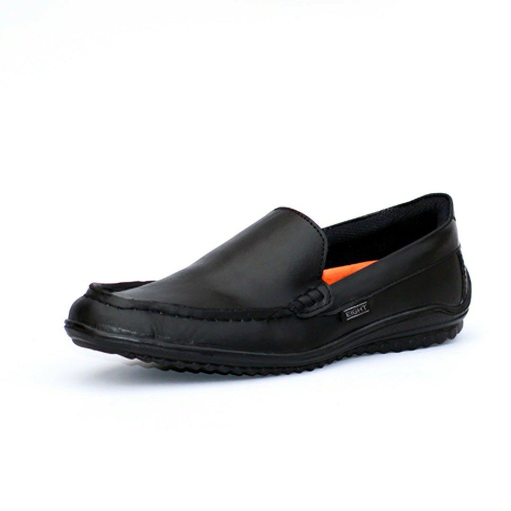 KICK TONE 01 BLACK SLIP ON PRIA KASUAL BS157 BS158 BS159 BS160 BS161 BS16 Slip On Pria Hitam 005