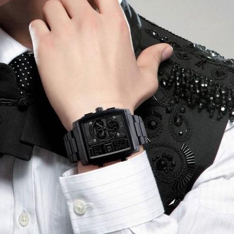 (Cod)-[LR 023]JM JAM JQM TANGAN SKIMEI SKEMEI SKYMEI PRIA COWOK COWO KOTAK ANALOG STAINLES ANTI AIR