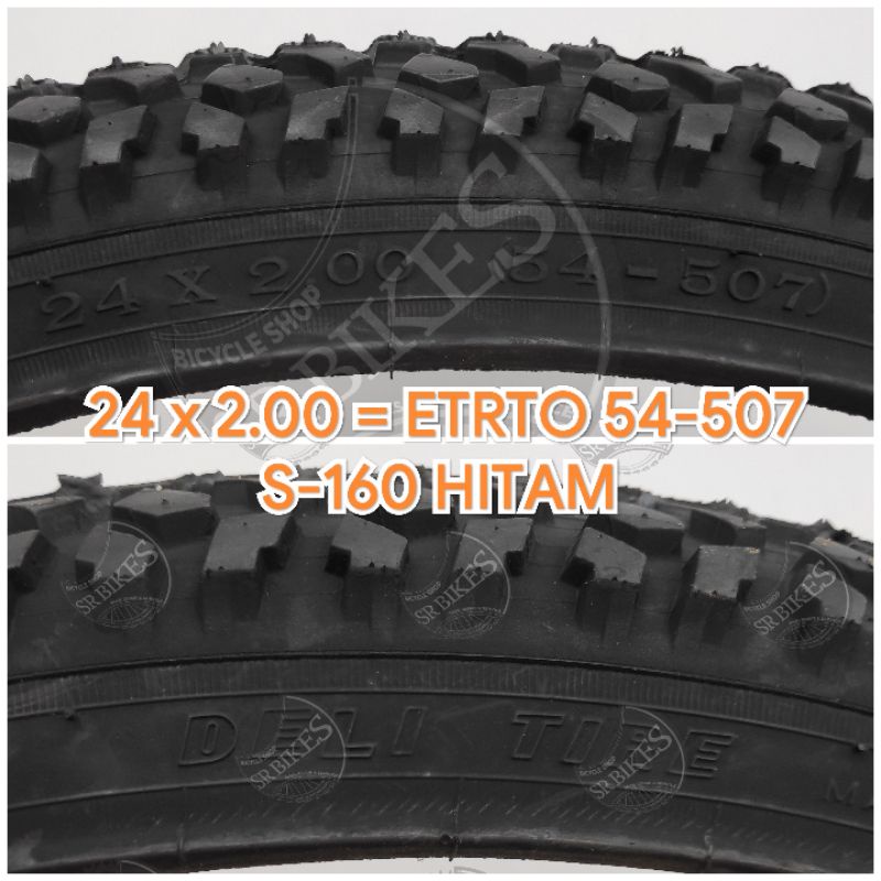 Ban Luar 24 x 2.00 (54-507) Sepeda MTB Minion Mini. DELI TIRE SWALLOW