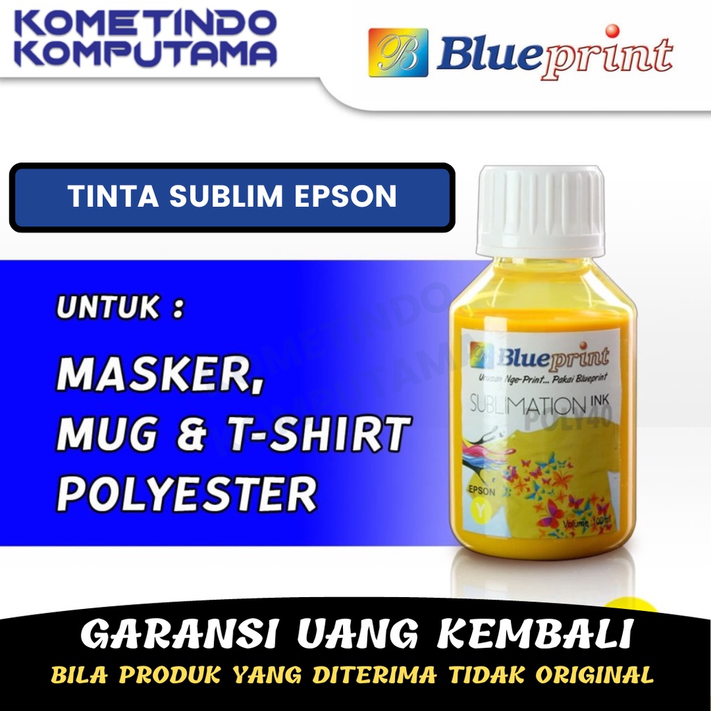 KUNING Tinta Sublimation Epson BLUEPRINT 100ml YELLOW BP-ML100SPEX