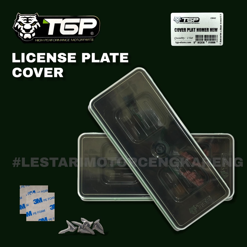 COVER PLAT NOMOR HIJAU LICENSE PLATE COVER TGP CEMBUNG