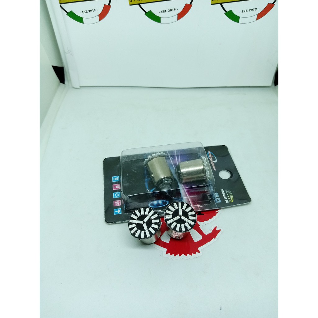 Lampu rem motor led motor mobil tipe redup terang warna merah harga satuan