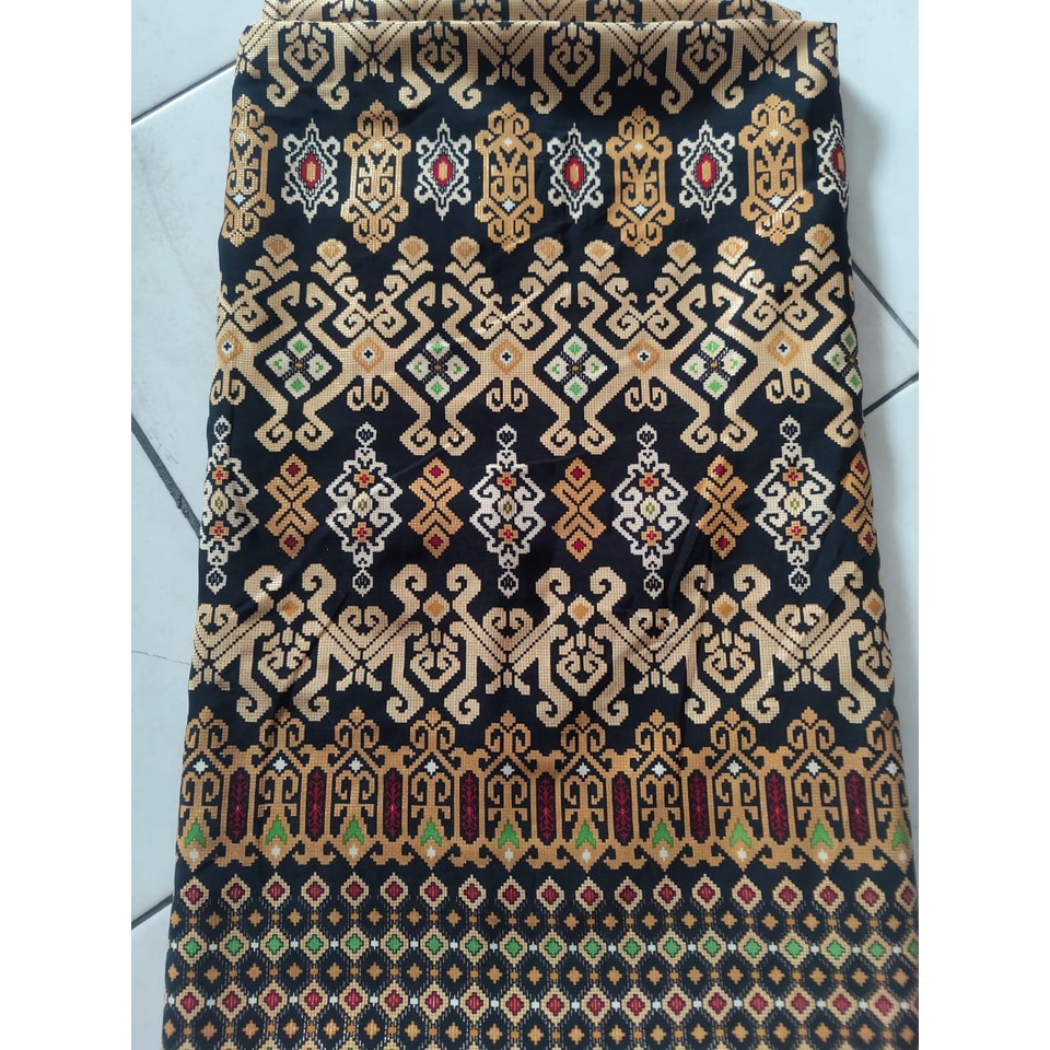 Kain Batik SILKY semi sutera sutra mengkilap murah lebar 1.15meter exclusive modern