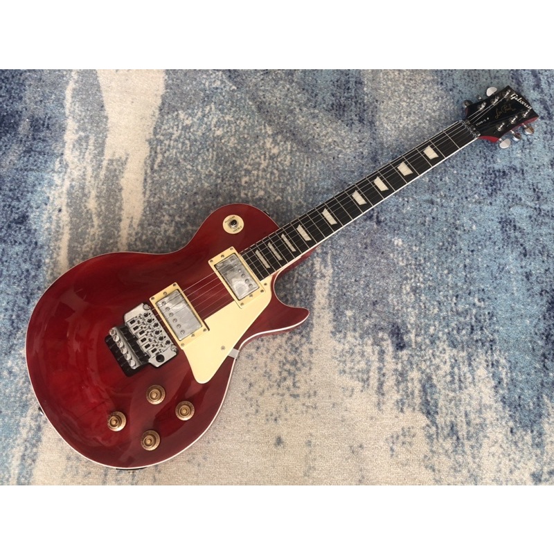 Gitar Elektrik/Listrik Gibson Lespaul Tromolo updown (Merah)