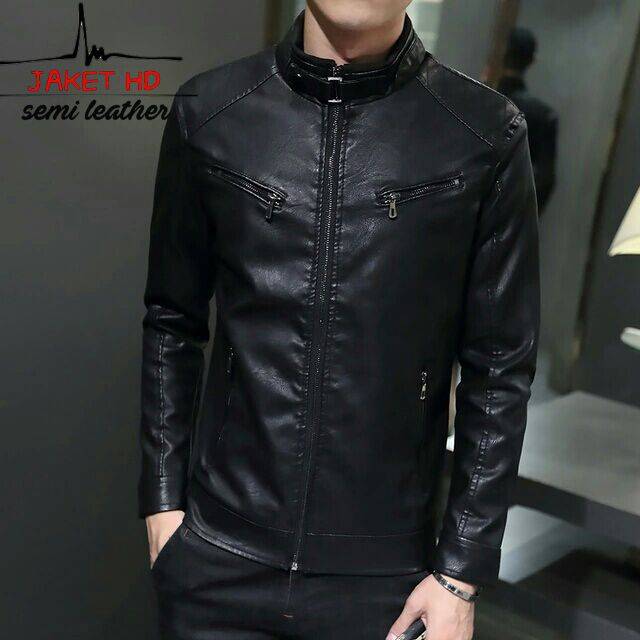 Jaket pria semi kulit