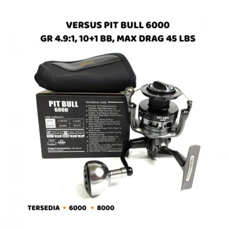 Reel Versus PIT BULL 6000/8000