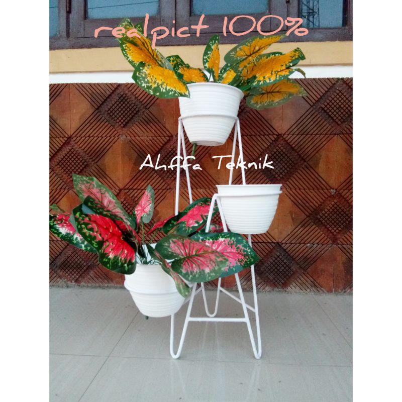 STANDING POT TINGGI 80 PAKAI BESI 8