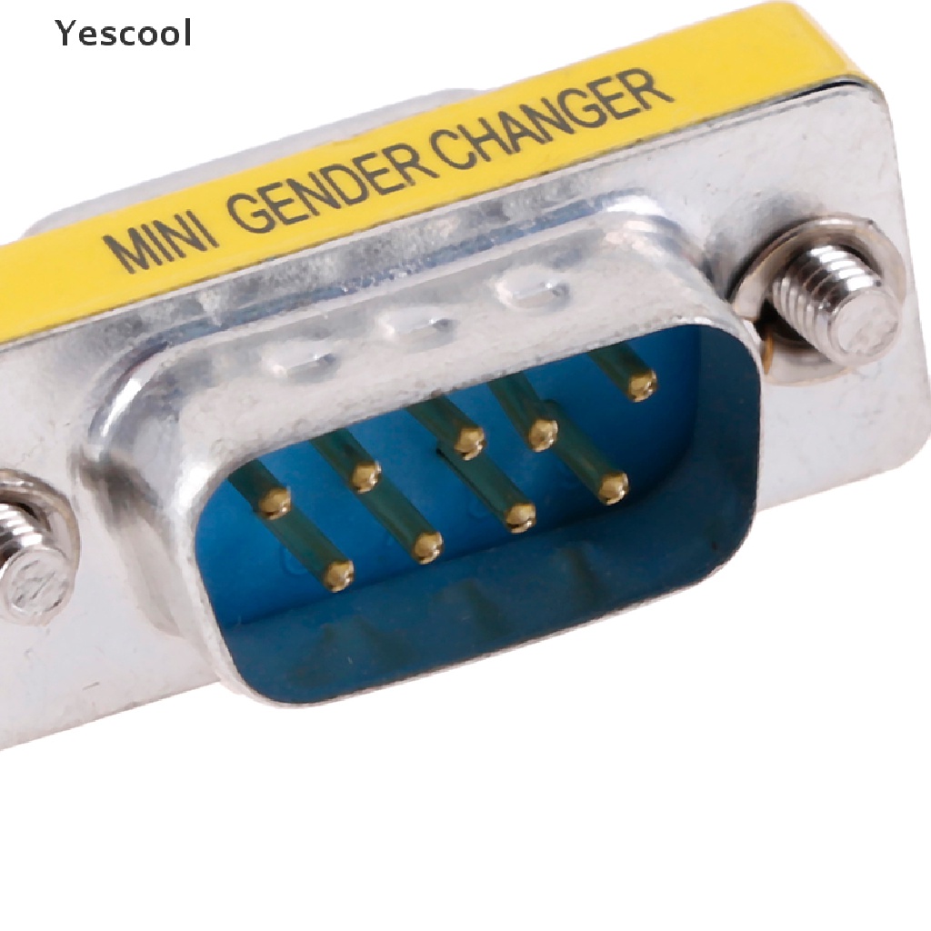 Yescool DB9 D-Sub Adapter Konektor Serial Mini 9pin RS232