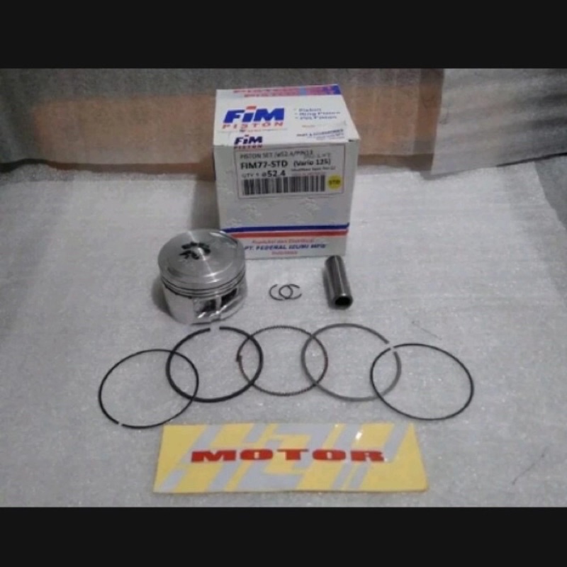 piston kit seher ring piston fim honda vario 125 pi pen 13 fim 77