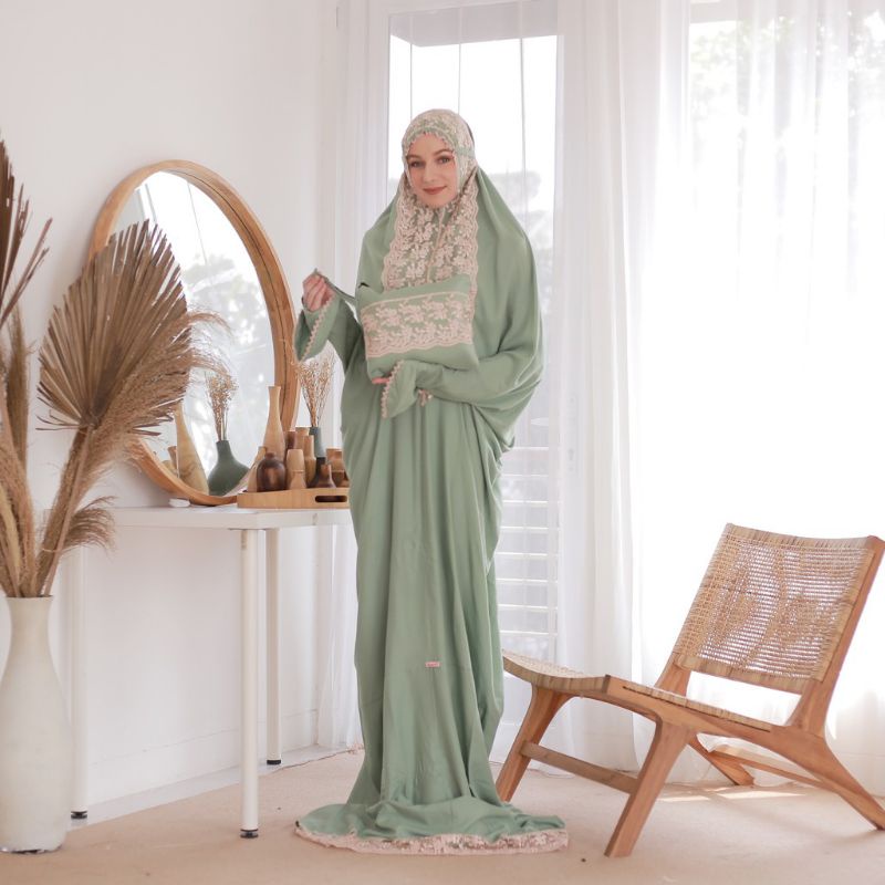 mukena terusan dewasa shireen jumbo allutfaseries