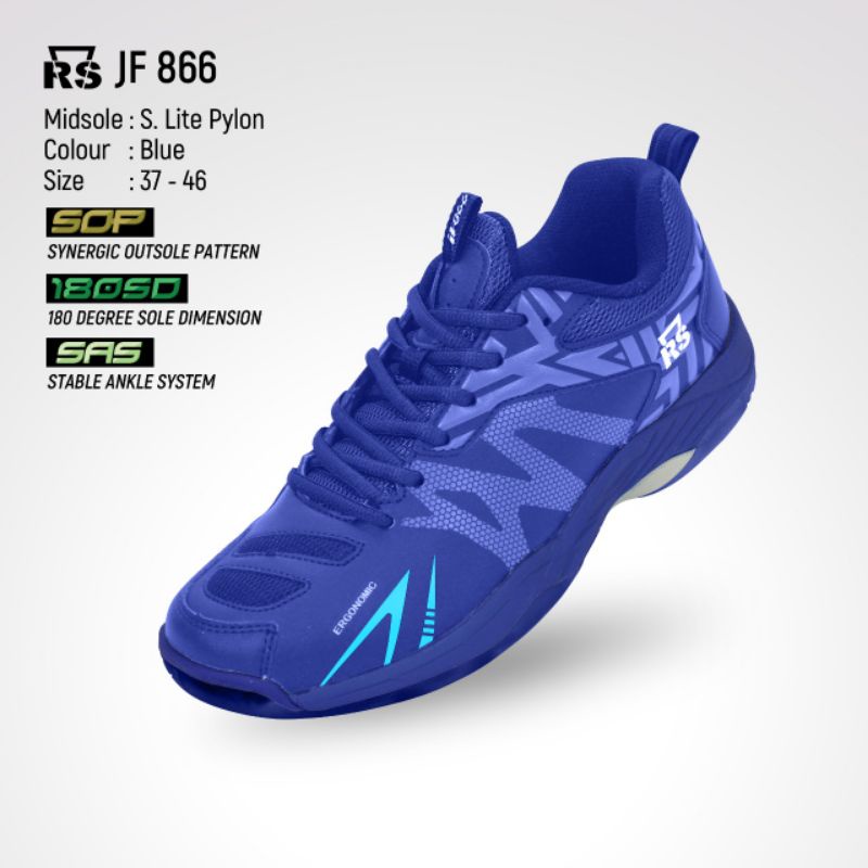 Sepatu Badminton Reinforce Speed JF 866/ RS JF 866 ORIGINAL