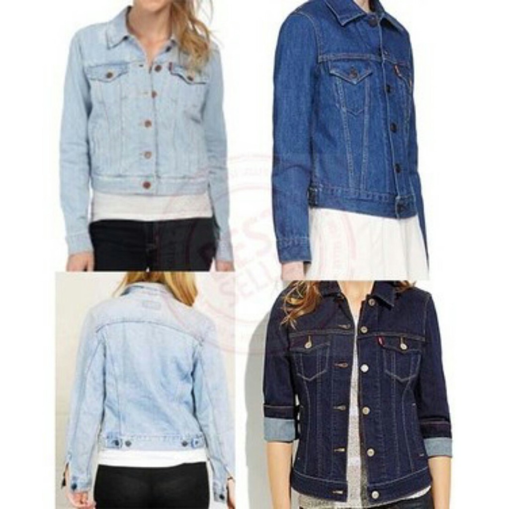  Jaket  Jeans  Denim  Wanita  Shopee Indonesia