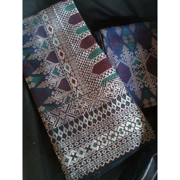 SONGKET TENUN LOMBOK SATU SET SELENDANG
