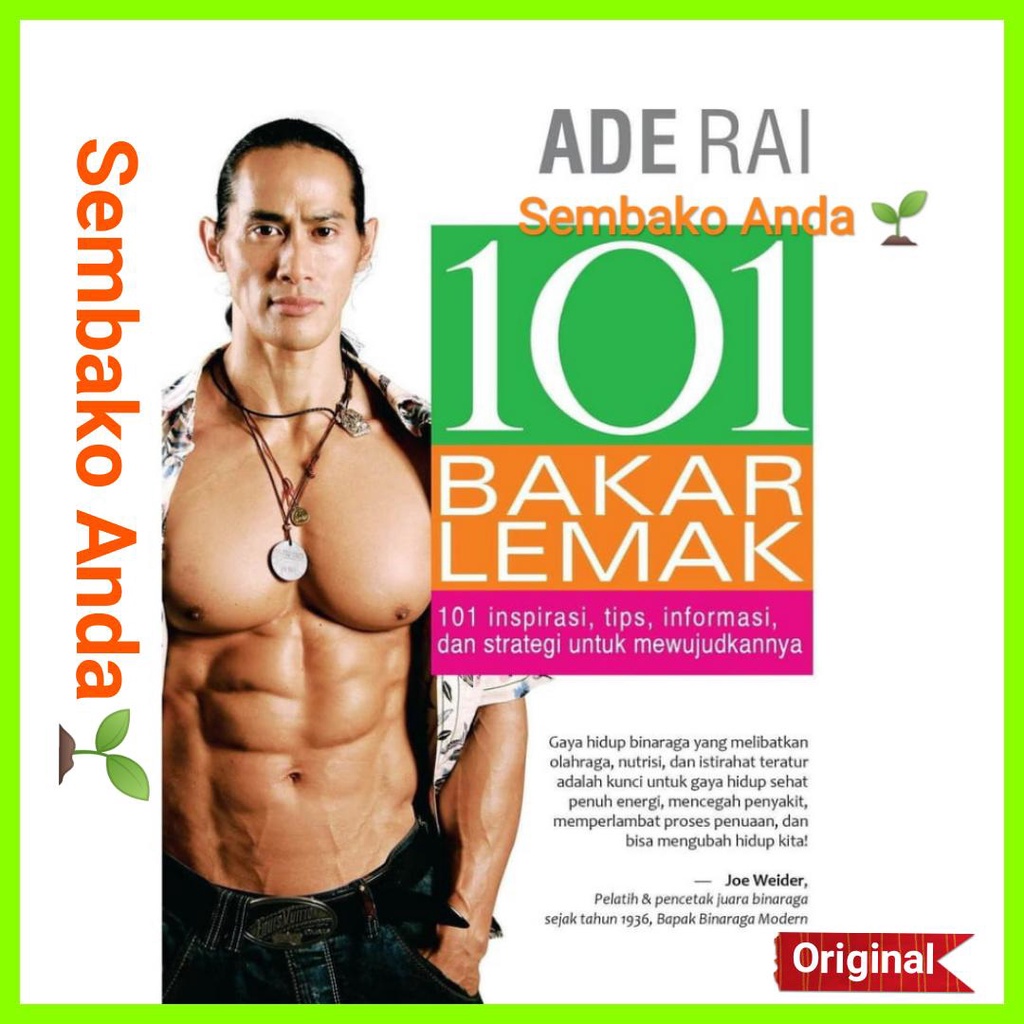A) Buku 101 Bakar Lemak. Plus CD Audio. Ade Rai. Halim Tsiang.