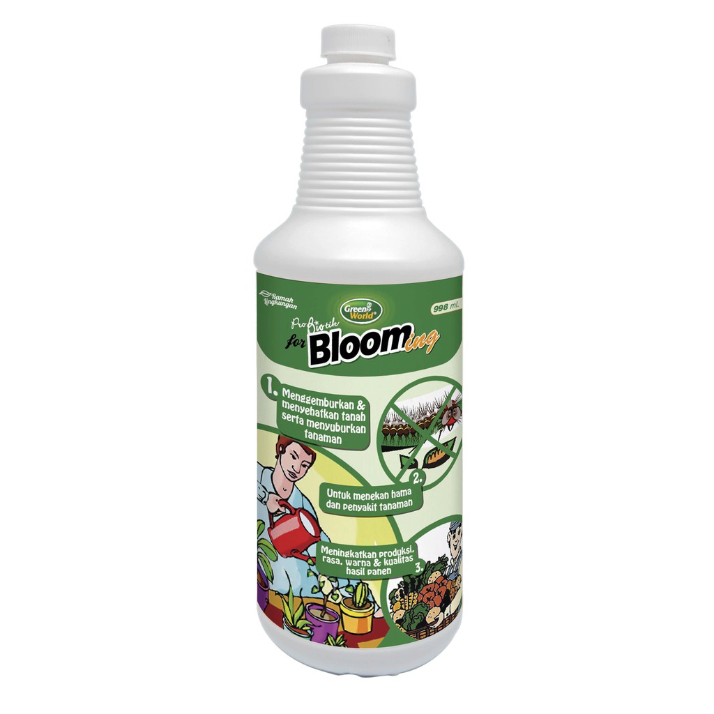 ProBiotik for Blooming - Pupuk Organik Cair untuk Nutrisi Tanaman - GREEN WORLD - 1 LITER