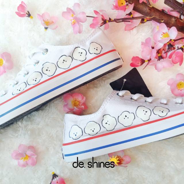 SEPATU LUKIS VIVI ANJING SEHUN EXO