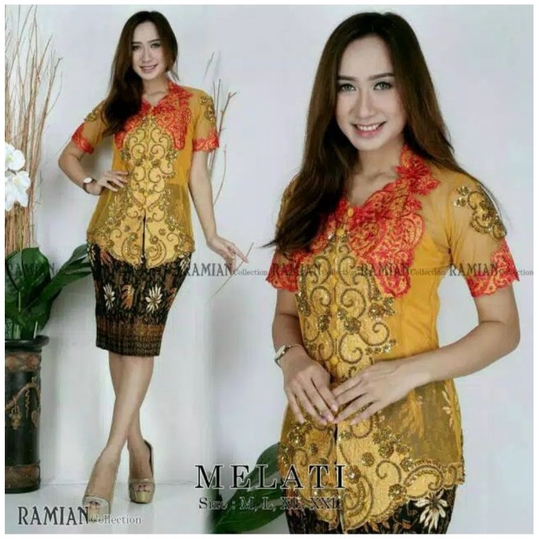 COUPLE KEBAYA PAYET PENDEK GOLD//COUPLE BATIK //COUPLE KEBAYA MODERN