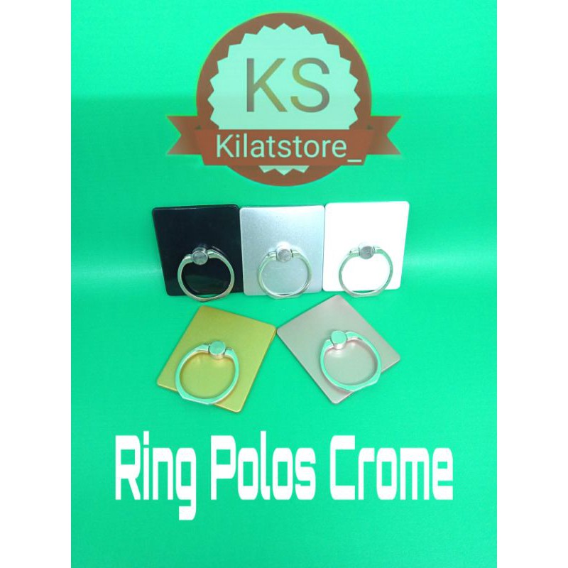 Ring Polos Crome for Back Handphone