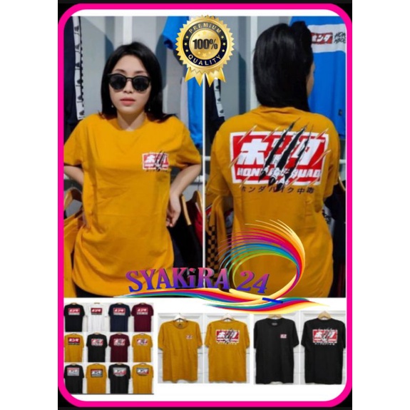 KAOS VIRAL HONDA SQUAD RACING pendek