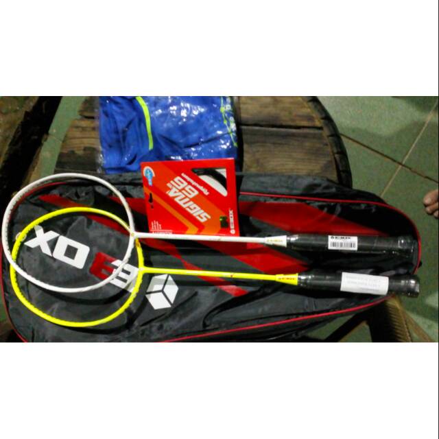 Raket Badminton Ebox Nittro Original bonus kaos senar grip dan tas 2R
