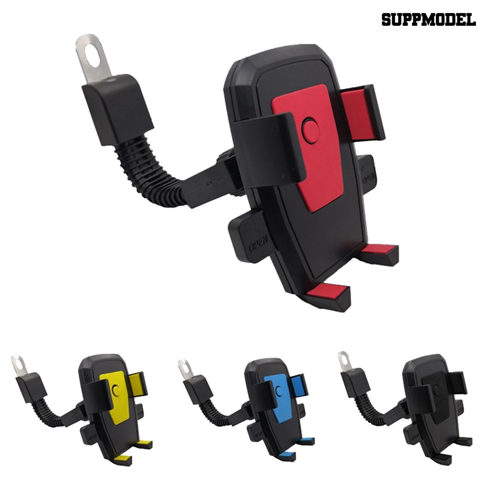 Sdl Bracket Mount Kaca Spion Motor Skuter Universal Rotasi 360 Derajat Holder Handphone