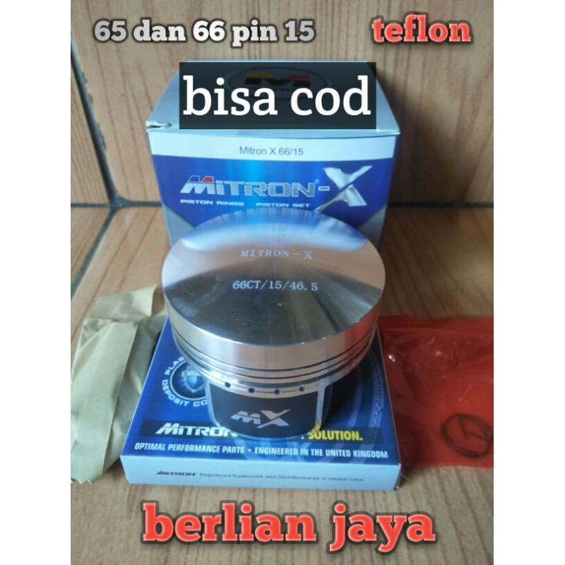 seher/piston kit mitron uk 60/65/66/67/68/70 pin 15 teflon
