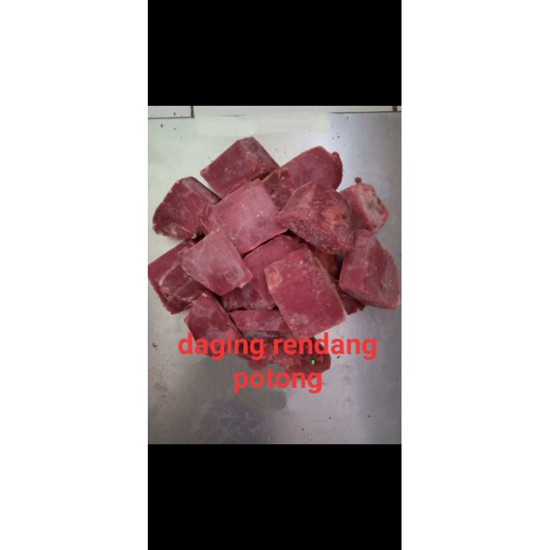 

daging rendang 1kg , 500gram