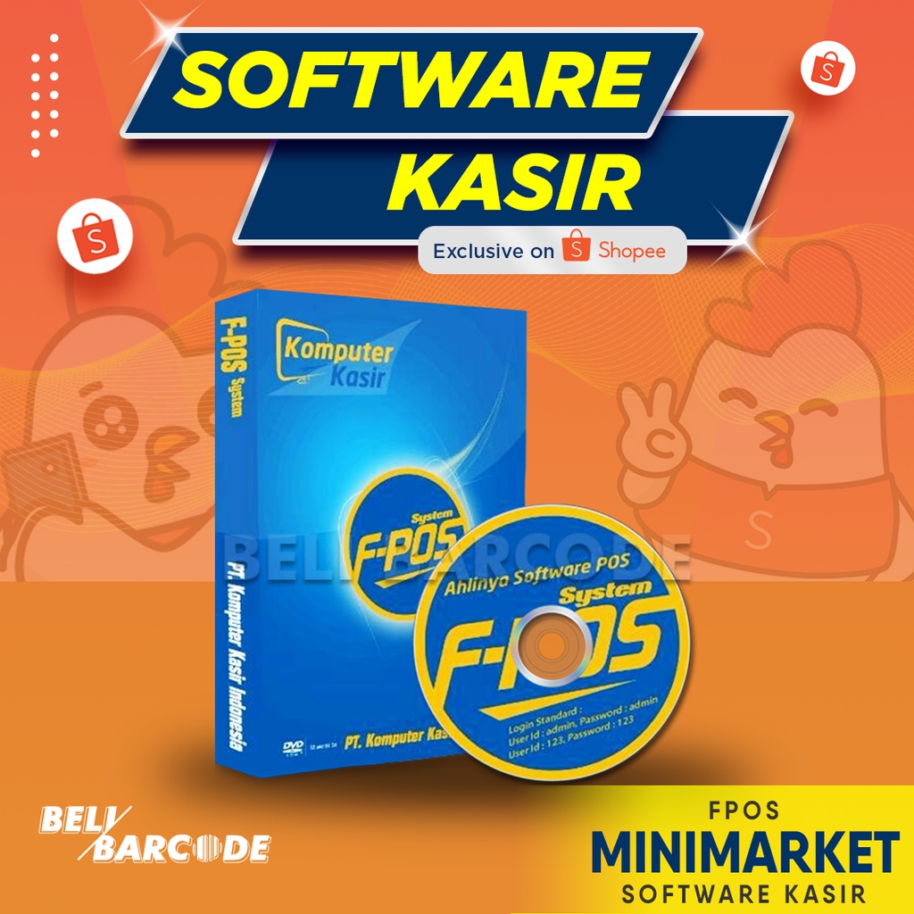 Software System F-Pos Minimarket Program Kasir Retail Minimarket Full Version Original