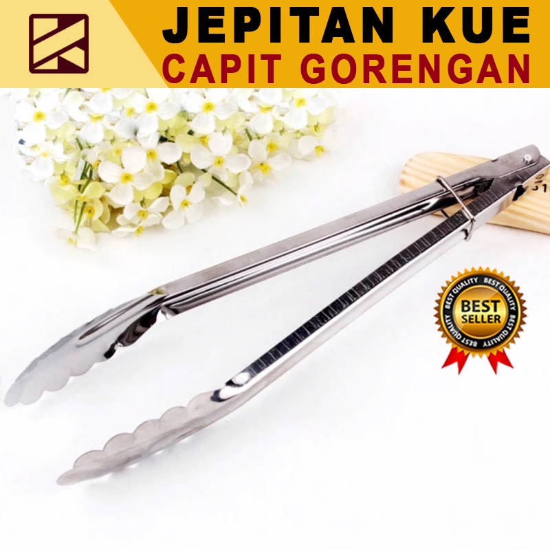 Capit Kue Panjang / Pencapit Gorengan / Capitan Stainless Tahan Karat