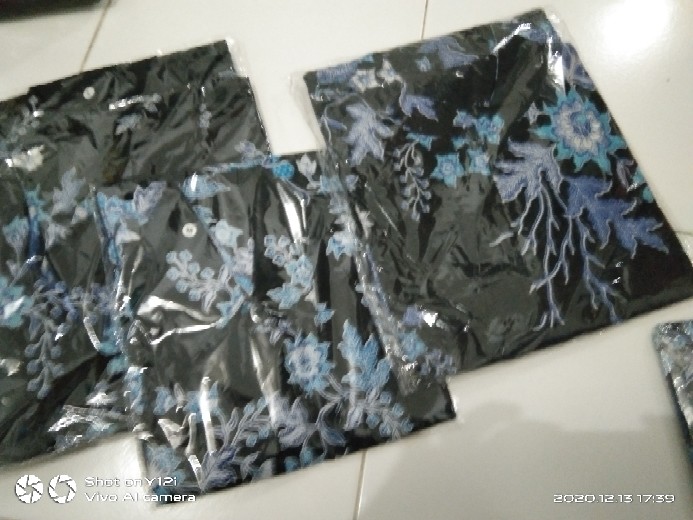 Bisa Pisah Batik Couple Keluarga Sania Ruffle Ori Ndoro Jowi Termurah