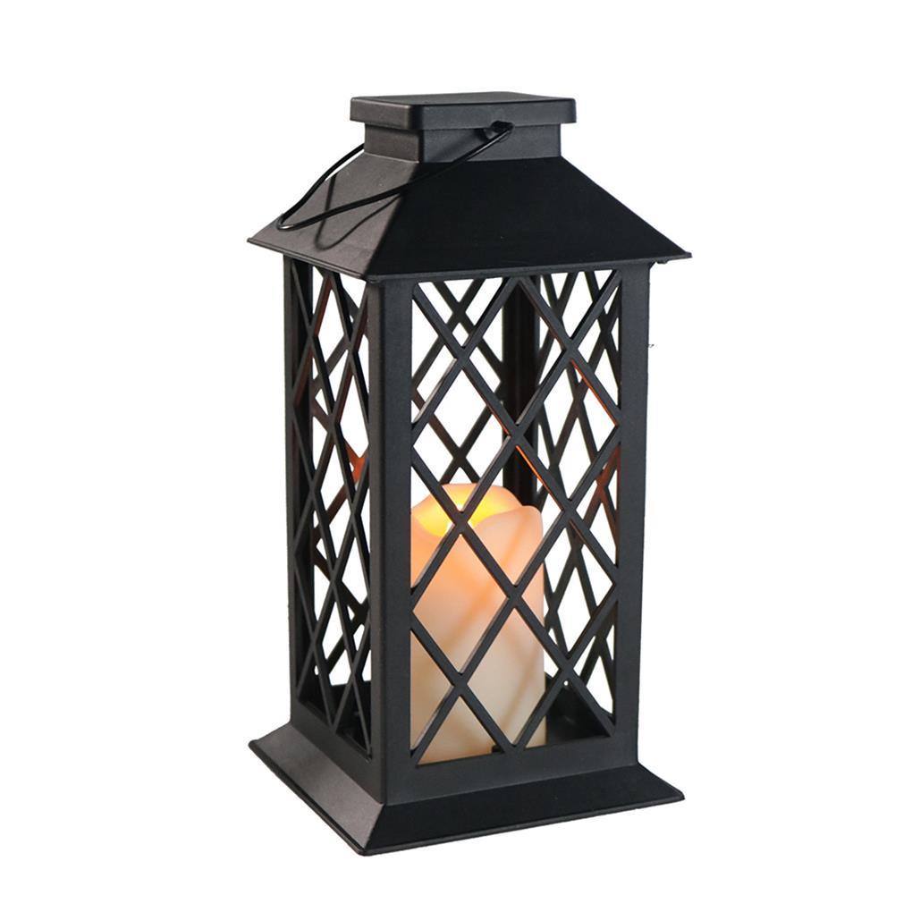 Battery Power Hanging LED Light Candle Lantern Pillar Lamp Outdoor Indoor Decor