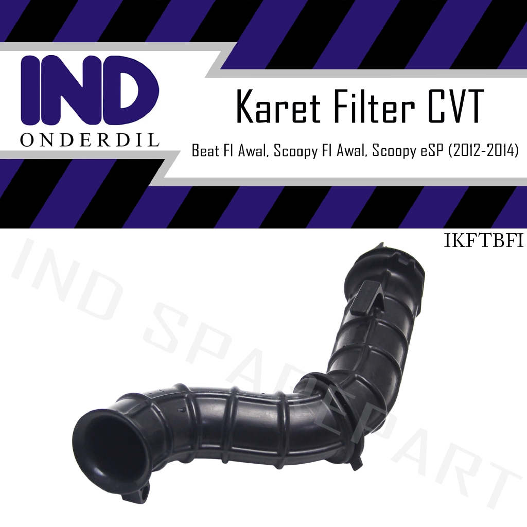 Karet Filter-Saringan Udara-Hawa CVT Beat FI Awal/Scoopy F1-eSP Old-Lama 2012-2013-2014