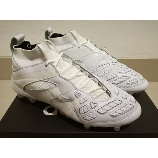 SEPATUBOLA_ Sepatu Bola   Soccer Adidas Predator Accelerator Beckham White   FG Limited