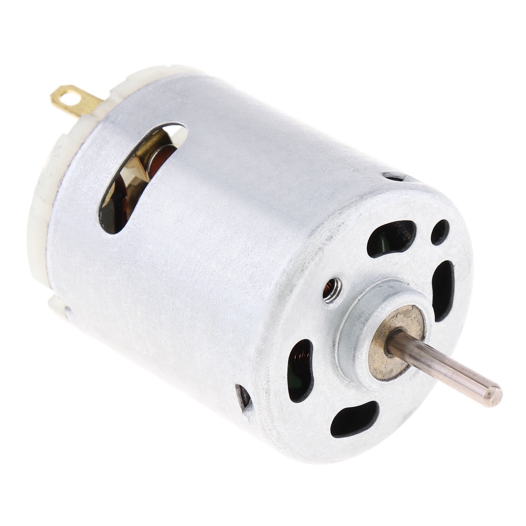 Rs365 DC High Speed Motor Mini Motor Elektrik 12V Untuk Pengering Rambut Motor DC