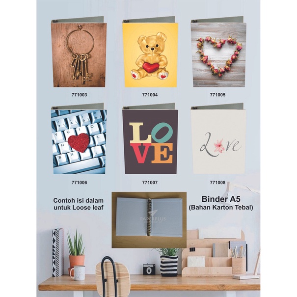 

Binder A5 / Binder Note A5 / Love / Set 3022