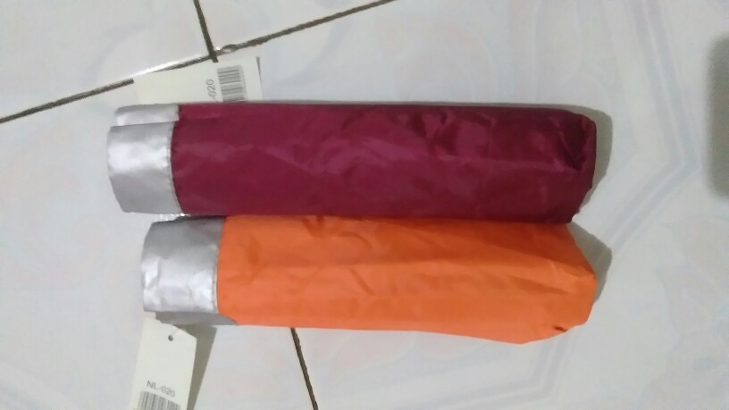 Payung Lipat 3 Polos Lapis Silver Murah (bisa Untuk Promosi) Lpm