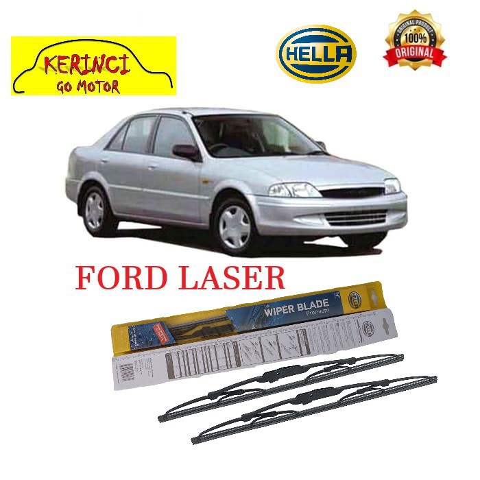 WIPER FORD LASER HELLA PREMIUM 20&quot; &amp; 18&quot; - WIPER HELLA SEPASANG