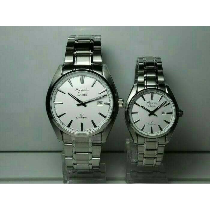 ALEXANDRE CHRISTIE WATCH AC 8500 COUPLE HARGA SATUAN ORIGINAL