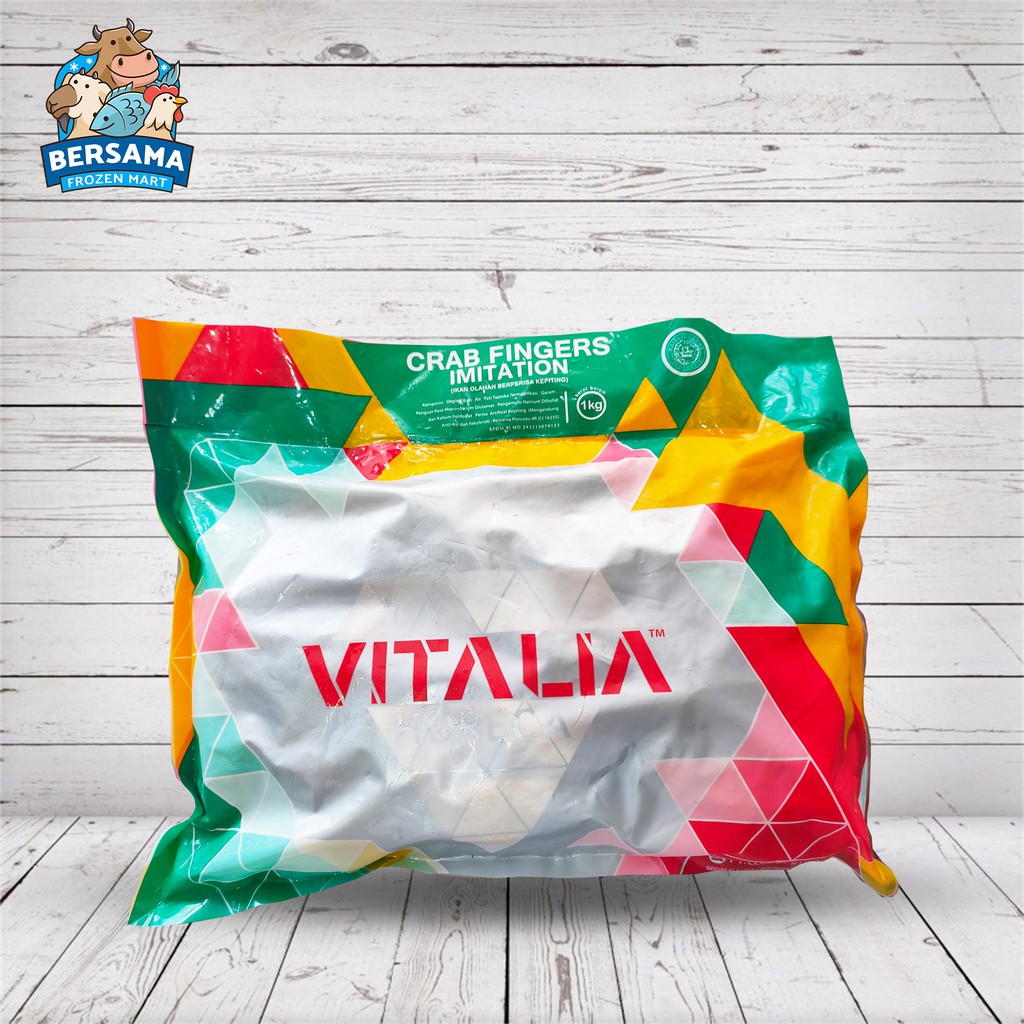 

VITALIA HORECA CRAB FINGER IMITATION 1KG (DAGING IKAN)