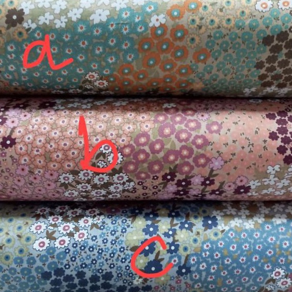 katun jepang motif warnawarni